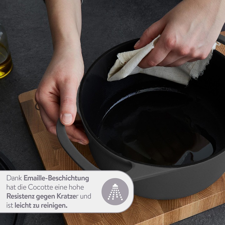 Image du produit Springlane Cocotte Clara 6L (28 cm, Cocotte + faitout, Fonte)