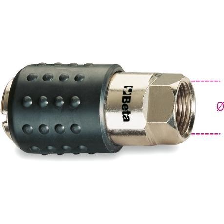 BETA, Utensile ad aria compressa, 019170005 1917F 1/4-Universal-Schnellkupplungen 1/4" Ø GAS BSP