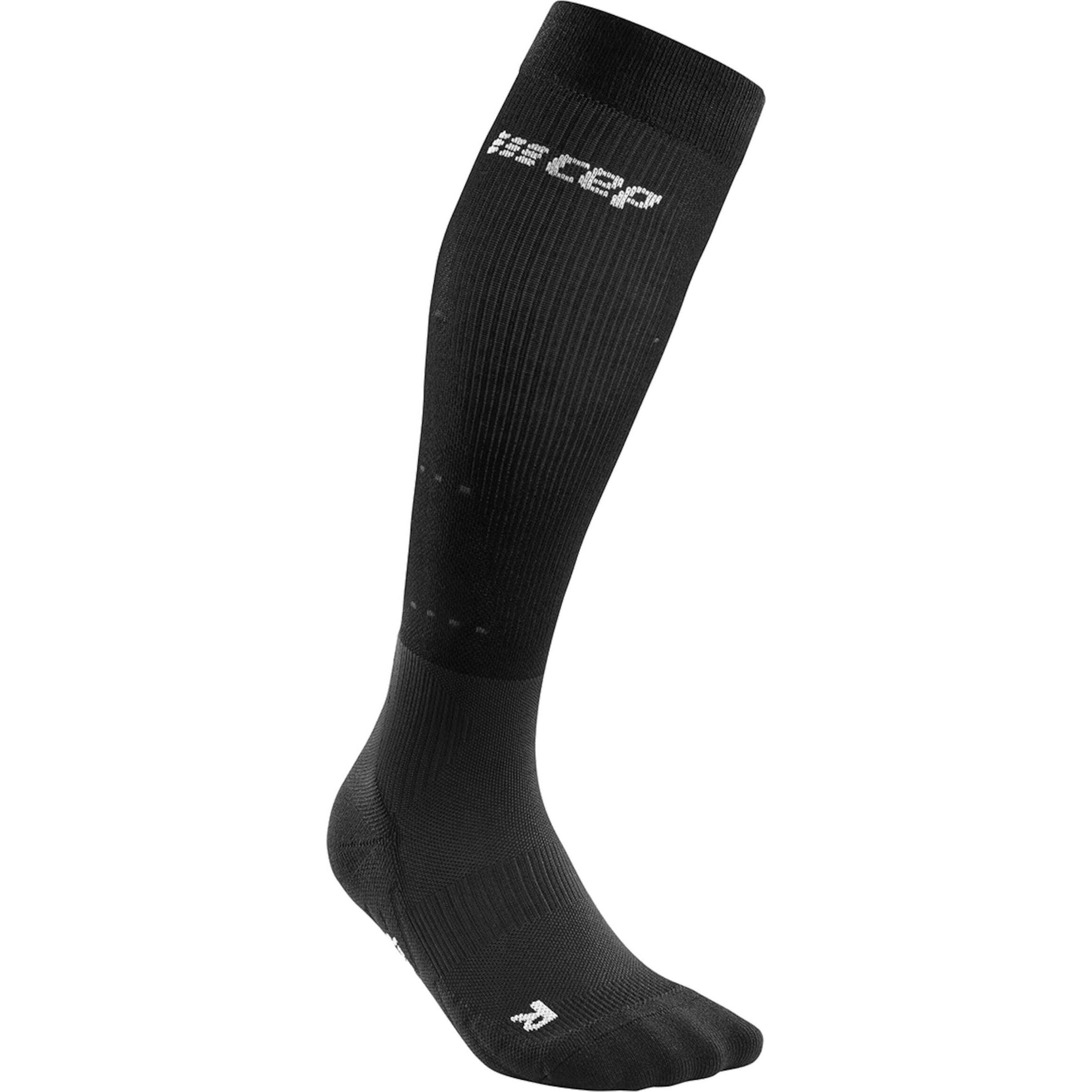 Cep, Herren, Sportsocken, Infrared Recovery Socks Tall (45 - 48), Schwarz