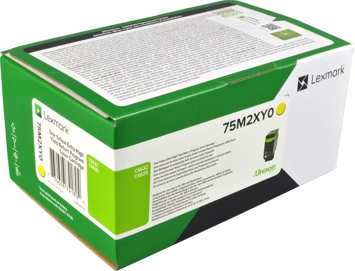 Actual product image Lexmark Lxk CS632,CX635 Yel Rtn 11.7K Crtg (Y)