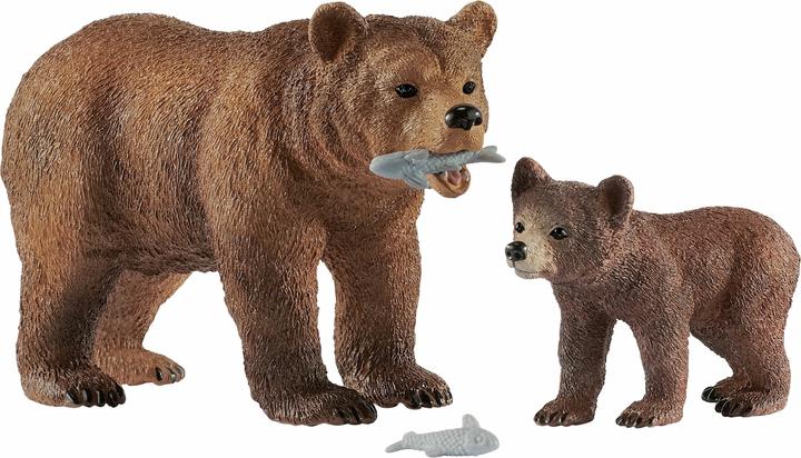 Actual product image Schleich Grizzly bear mother with cub