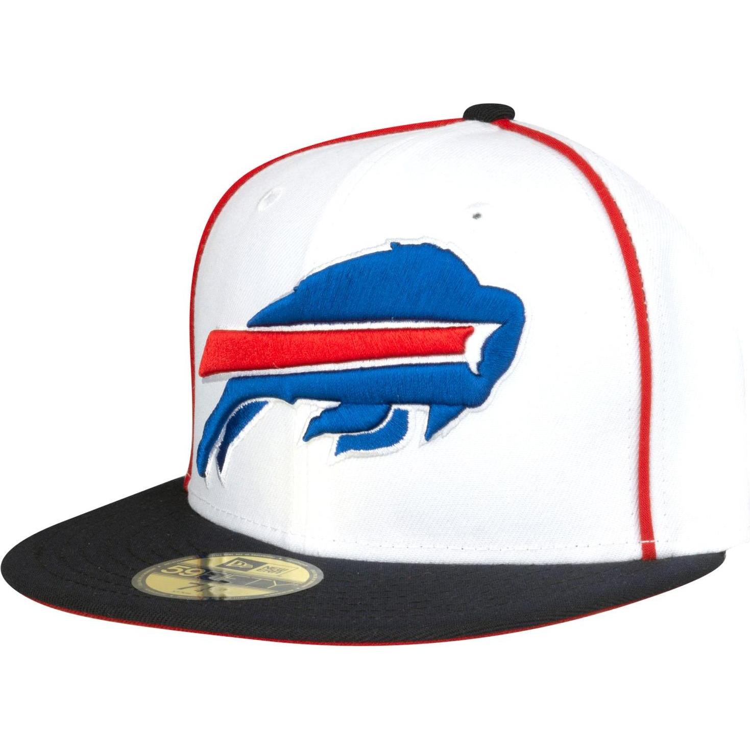 Thumbnail - New Era, Herren, Cap, 59Fifty Fitted Cap - SIDEPATCH Buffalo Bills - 8, Weiss, (8)