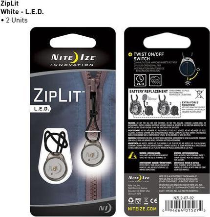 Actual product image Nite Ize ZipLit™ LED zip puller