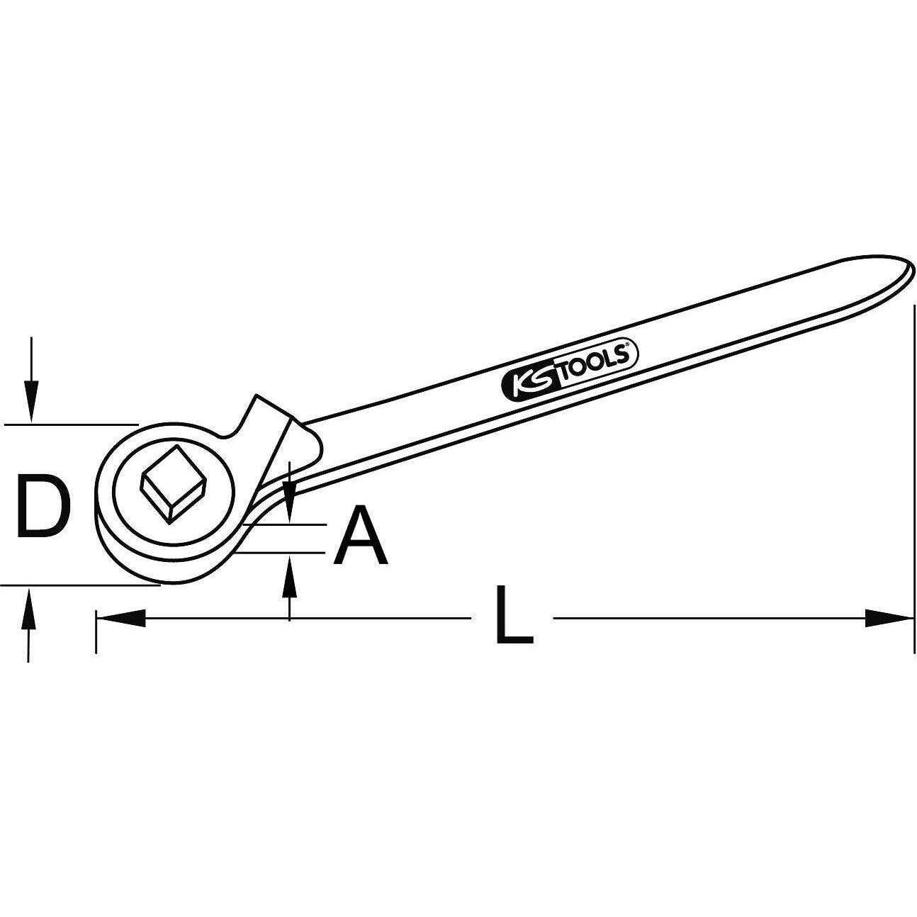 Thumbnail - KS Tools, Ratsche, 962.1291 (1/2")
