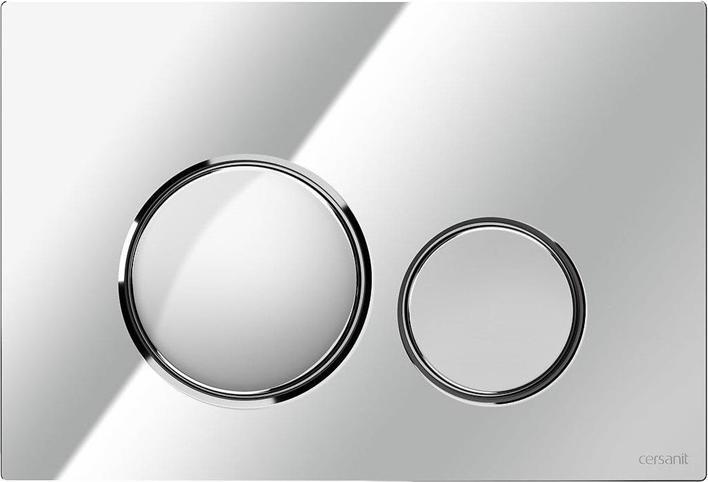 Luna Button Cersanit Chrome