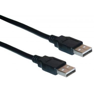 Kramer Electronics 0.9m USB 2.0 0.9m USB A USB A Männlich Männlich Schwarz USB Kabel (0.90 m, USB 2.0), USB Kabel