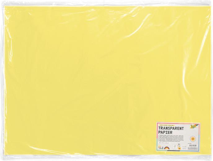 Actual product image Folia Transparent paper, (W)505 x (L)700 mm, light yellow (115 g/m²)