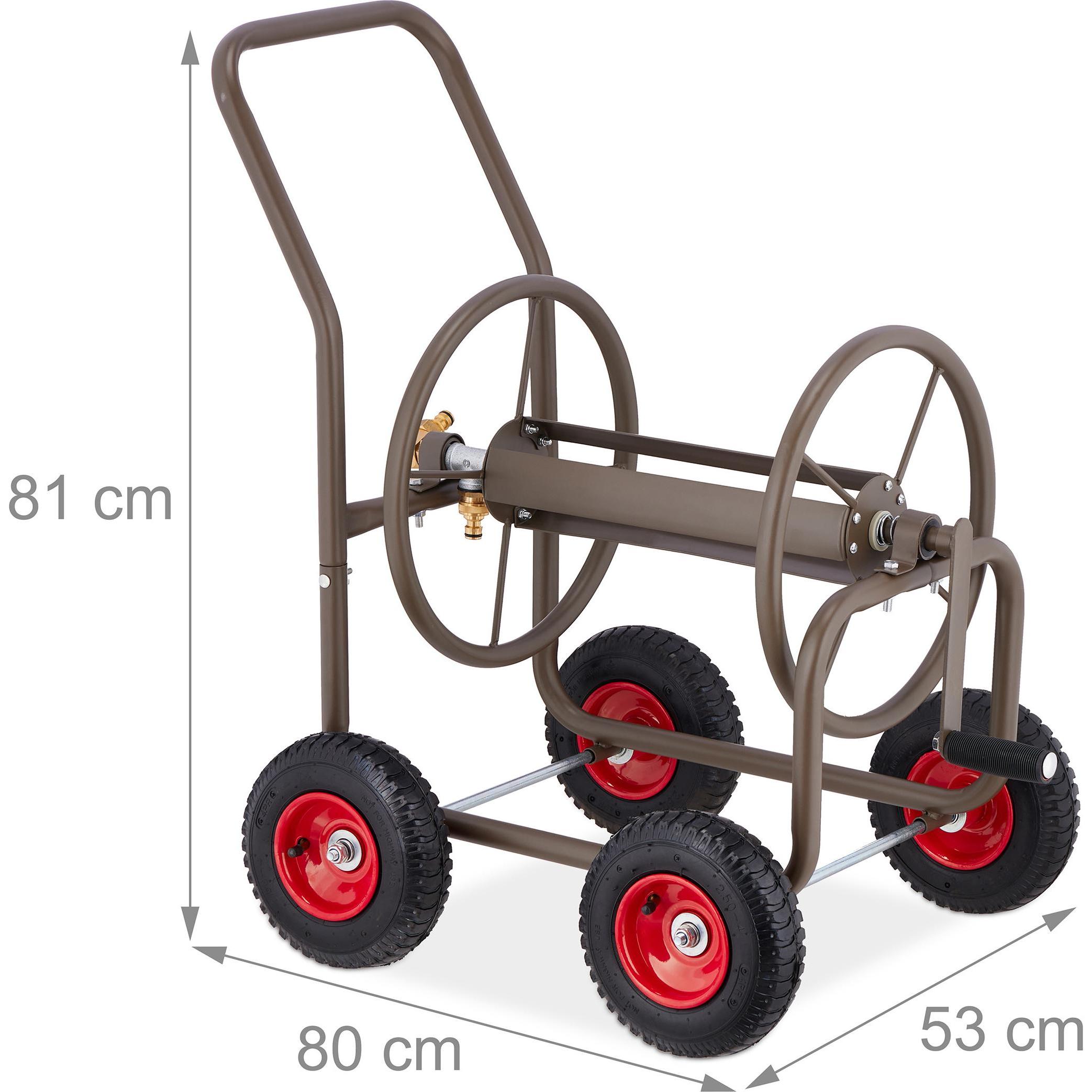 Thumbnail - Relaxdays, Gartenschlauch Aufbewahrung, Schlauchwagen