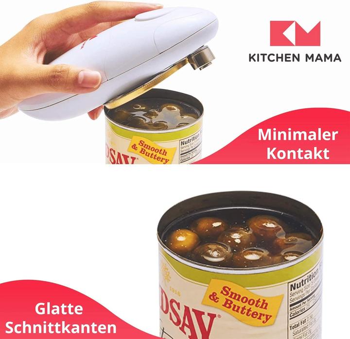 Actual product image Kitchen Mama Elektrischer Auto-Dosenöffner