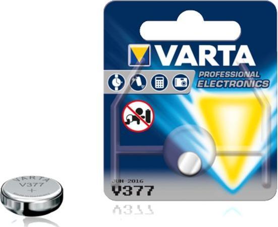 Actual product image Varta Watch V377 (1 pcs., SR66, 21 mAh)