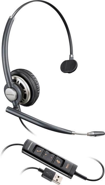 Poly HP EncorePro HW715 USB-Headset, Kabelgebunden, Anrufe/Musik, Kopfhörer, Schwarz (Kabelgebunden, USB-A)