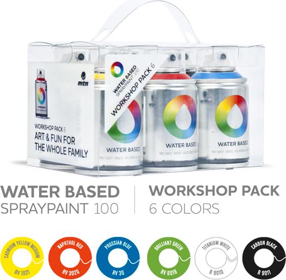Produktbild Montana Colors Waterbased Spray Set (Multicolor, 0.60 l)