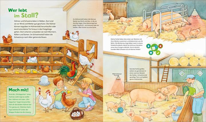 Produktbild Bookii WAS IST WAS Junior Komm mit auf den Bauernhof! (Deutsch, Silke Voigt, Christina Braun, Claudia Kaiser, Martin Lickleder, 2018)
