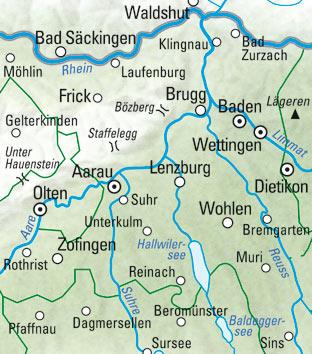 Produktbild Velokarte Aargau