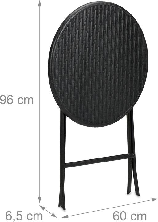 Image du produit Relaxdays Table-de-jardin (60 cm)