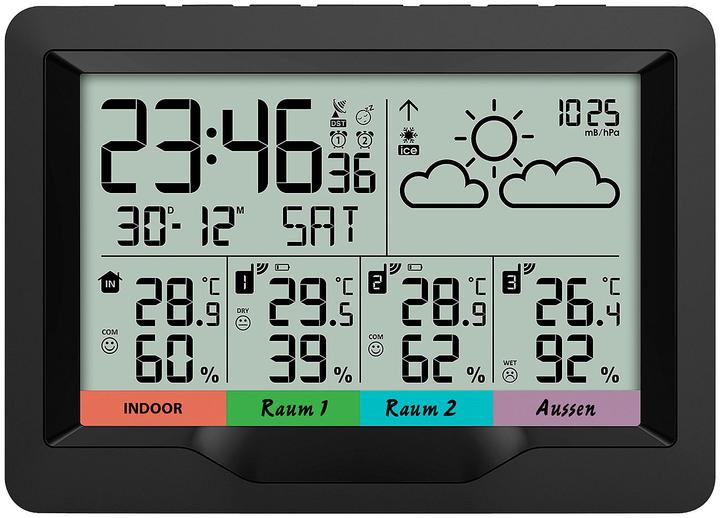 Actual product image Infactory Radio weather station with 3 radio sensors