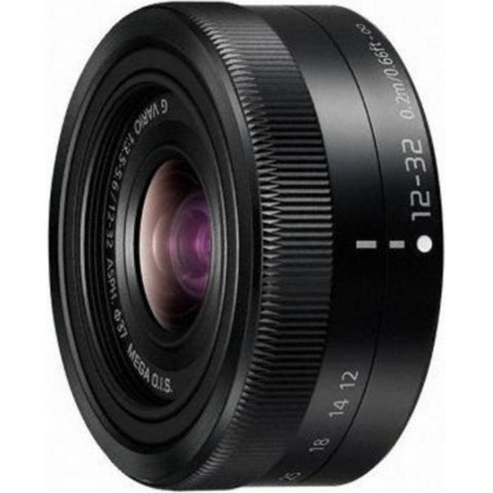 Panasonic 12-32mm f/3.5-5.6 ASPH. Mega O.I.S. (Micro Four Thirds, Micro Four Thirds), Objektiv, Schw