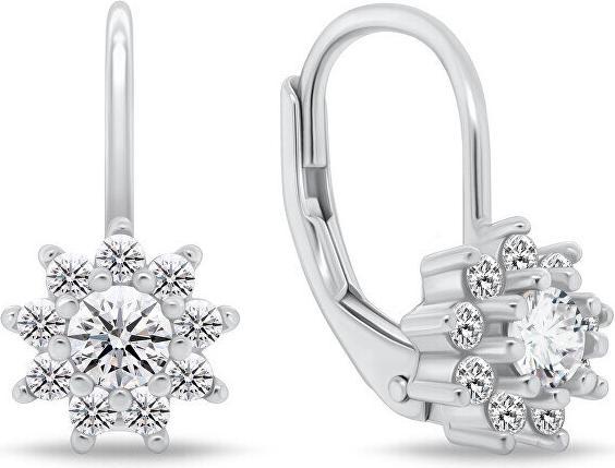 Produktbild Brilio Sparkling silver earrings with cubic zirconia EA1279W (Silber)