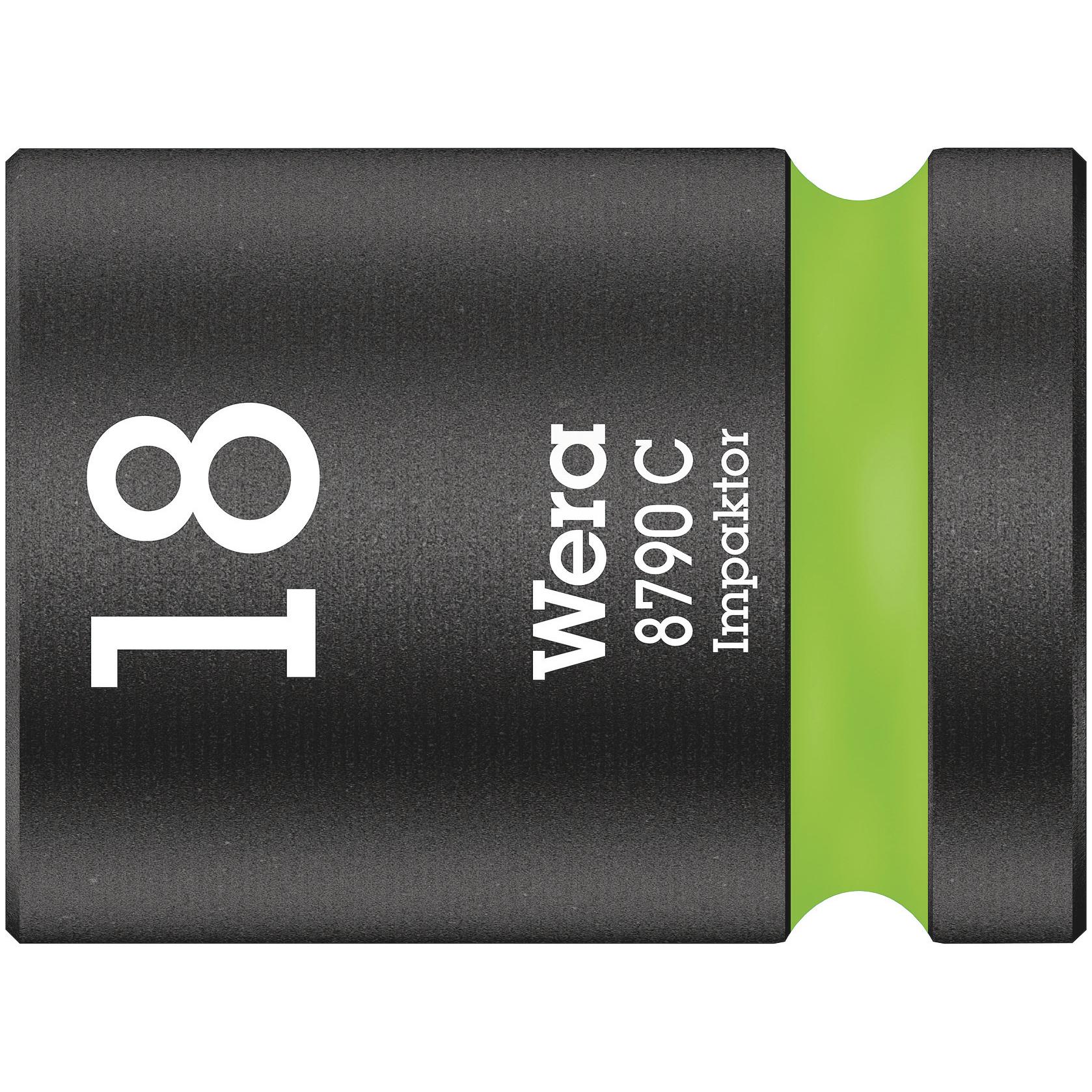 Wera, Steckschlüssel + Stecknuss, 8790 C Impaktor 18,0 (18 mm)