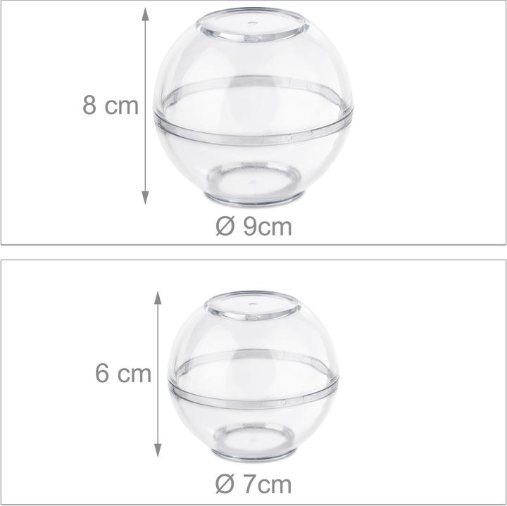 Image du produit Relaxdays Récipients alimentaires en plastique, transparents (1.50 l)