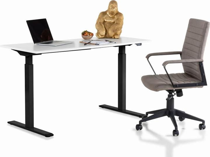 Produktbild Kare Design Schreibtisch Office Smart Schwarz Weiss 160x80 (160 x 80 x 76 cm)