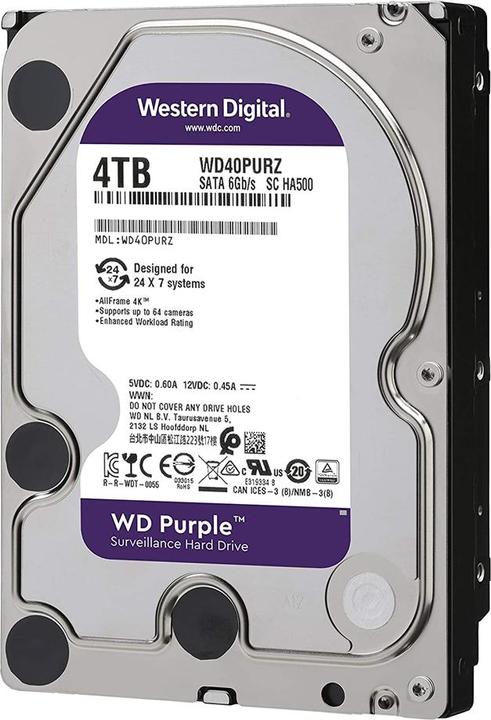Produktbild WD Purple (4 TB, 3.5", CMR)