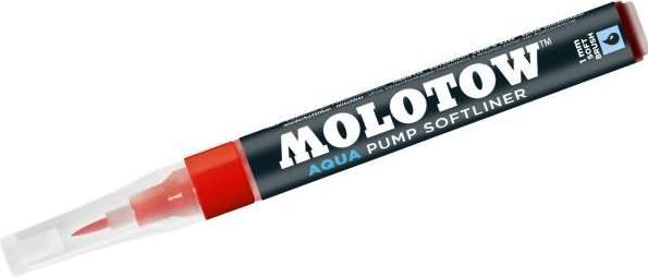 Actual product image Molotow Brush marker Pump Softliner Aqua 1mm vermilion (vermilion, 1 mm, 1 x)