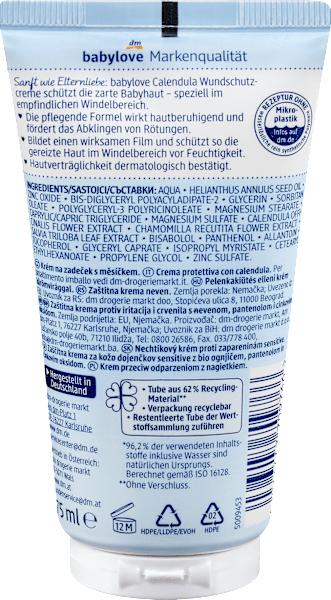 Image du produit dm babylove Crème de protection des plaies sensitive au calendula