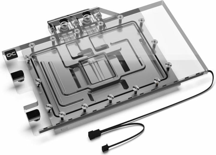 Alphacool WAK blocco di ghiaccio Aurora Geforce RTX 4070 TI ROG Strix con piastra posteriore