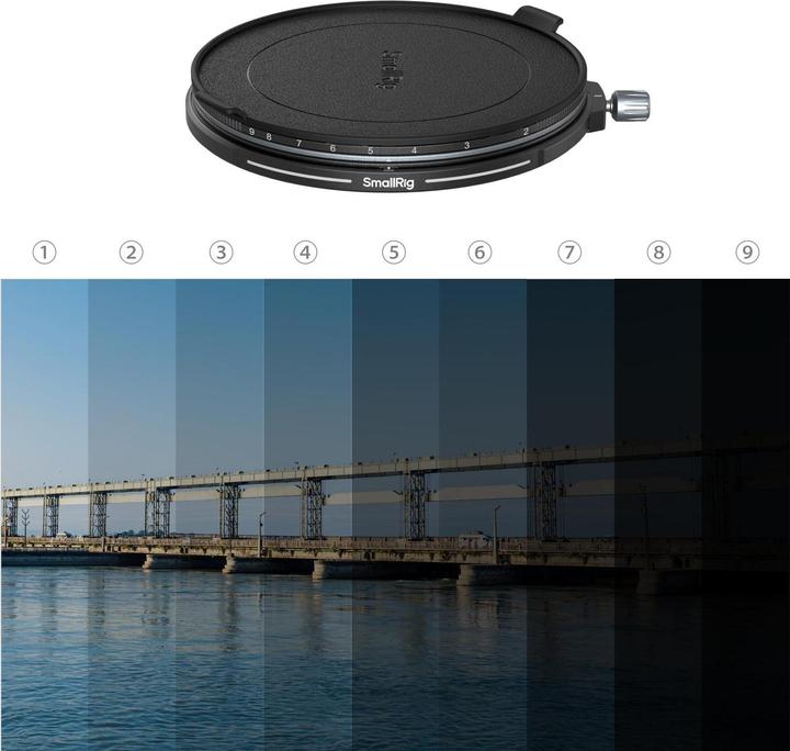Produktbild SmallRig 82mm UV & VND Filter Kit 4781 (82 mm, ND- / Graufilter, UV-Filter, 82 mm)
