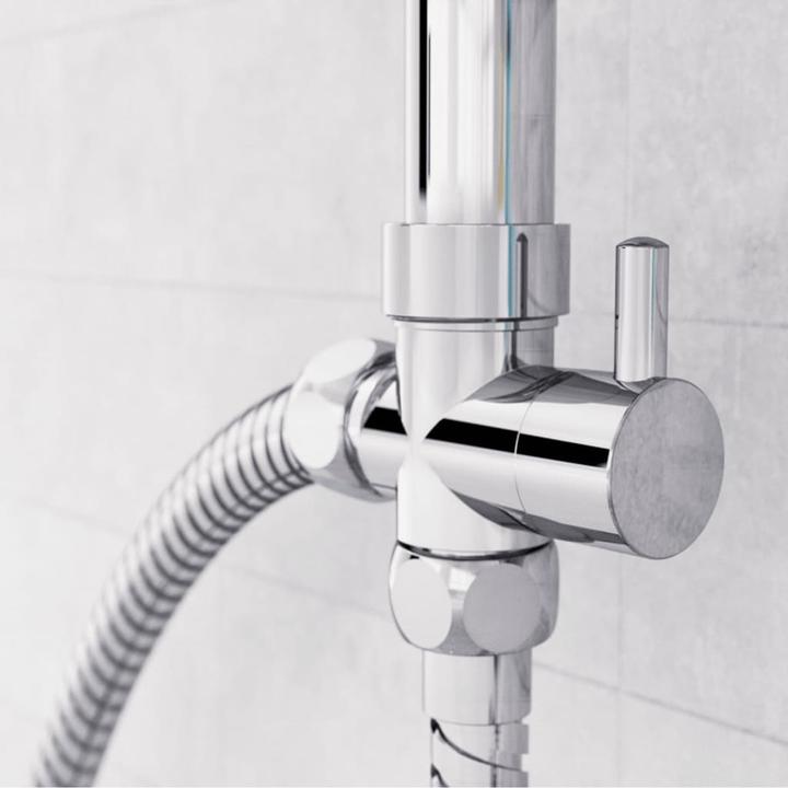 Actual product image Eisl Rain shower bathroom EASY ENERGY overhead shower set chrome shower system rain shower DX12004-A