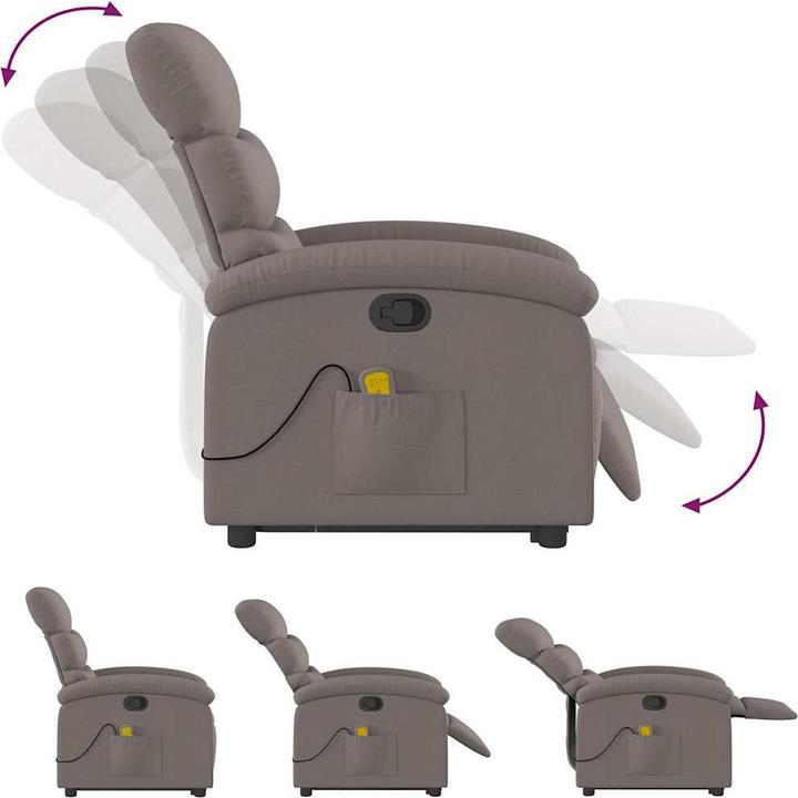 Image du produit vidaXL Massagesessel mit Aufstehhilfe