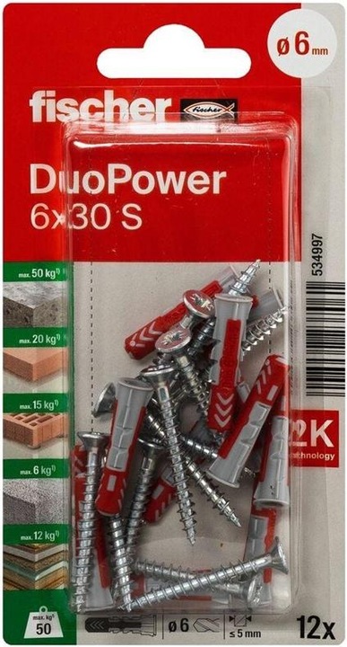 Produktbild Fischer Duopower (12 Stk.)
