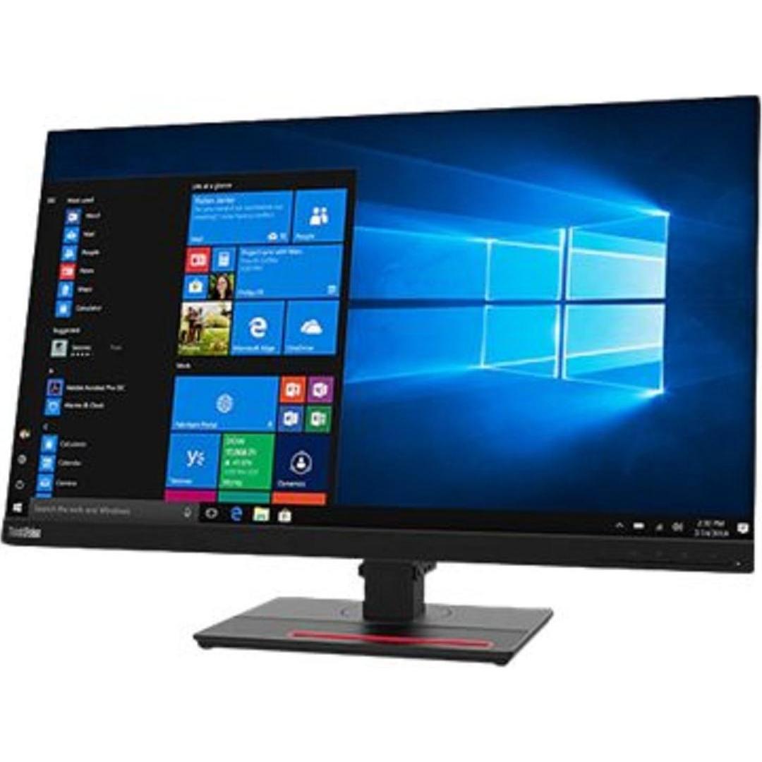 Lenovo ThinkVision T27h-2L (2560 x 1440 Pixel, 27"), Monitor, Schwarz
