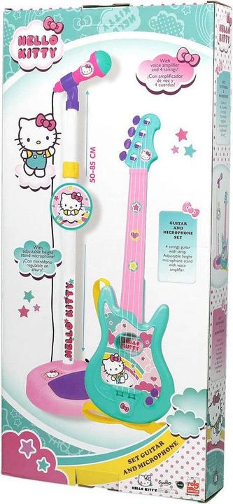 Actual product image Reig Children's guitar Hello Kitty microphone (Spanish)