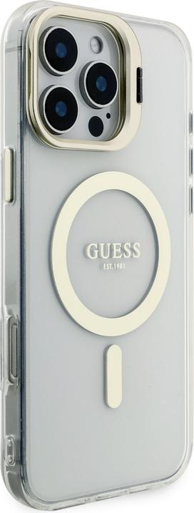 Image du produit Guess Coque magnétique MagSafe avec plaques interchangeables (rose / brun / noir) et Camera Stand (Apple iPhone 16 Pro Max)