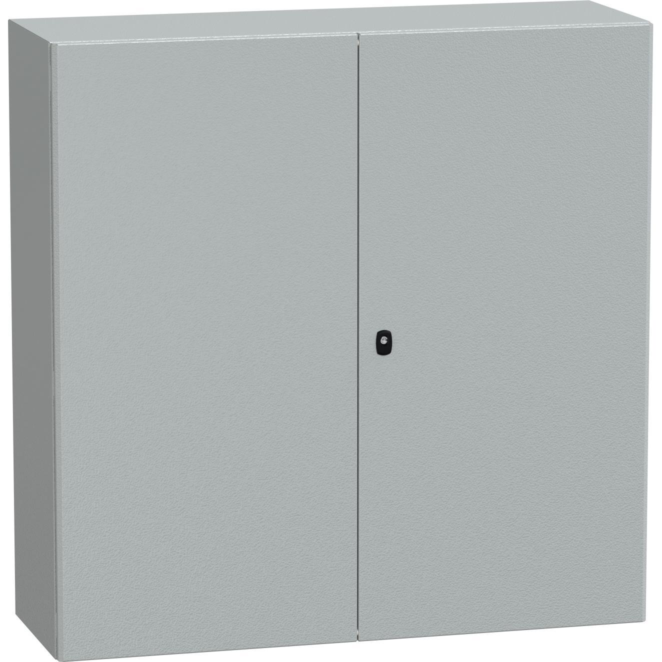 Schneider Electric, Verteilerschrank Zubehör, NSYS3D121240D Spacial ohne Platte H1200xB1200xT400 Volltür S3D