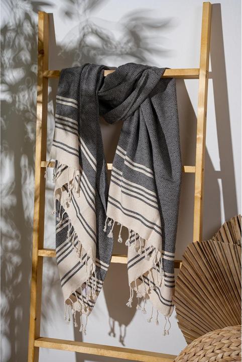 Produktbild Foutastic Strandtuch New Diamond Black, Schnelltrocknend: Ja, Breite (90 x 170 cm)