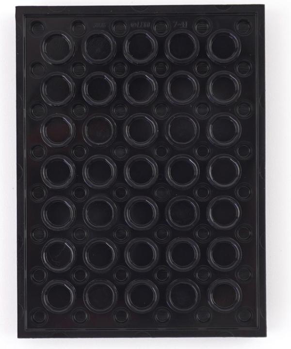 Actual product image LEGO black 6X8 plates - Classic, Basic, City, Mine Craft - 3036 - 50x (3036, LEGO Accessories)