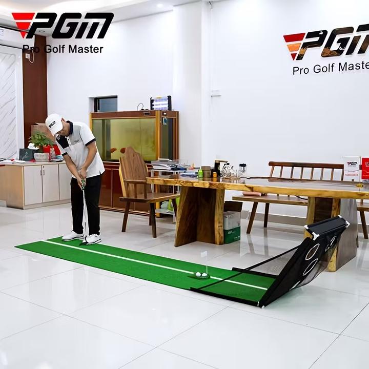 Immagine prodotto PGM Golf Puttingmatte – Golf-Übungsmatte mit Putting & Chipping Set