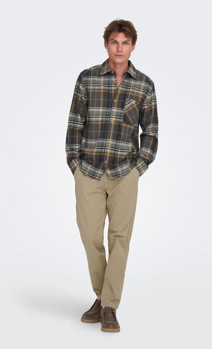 Immagine prodotto Only & Sons Vestibilità regolare camicia colletto camicia camicia camicia (L)