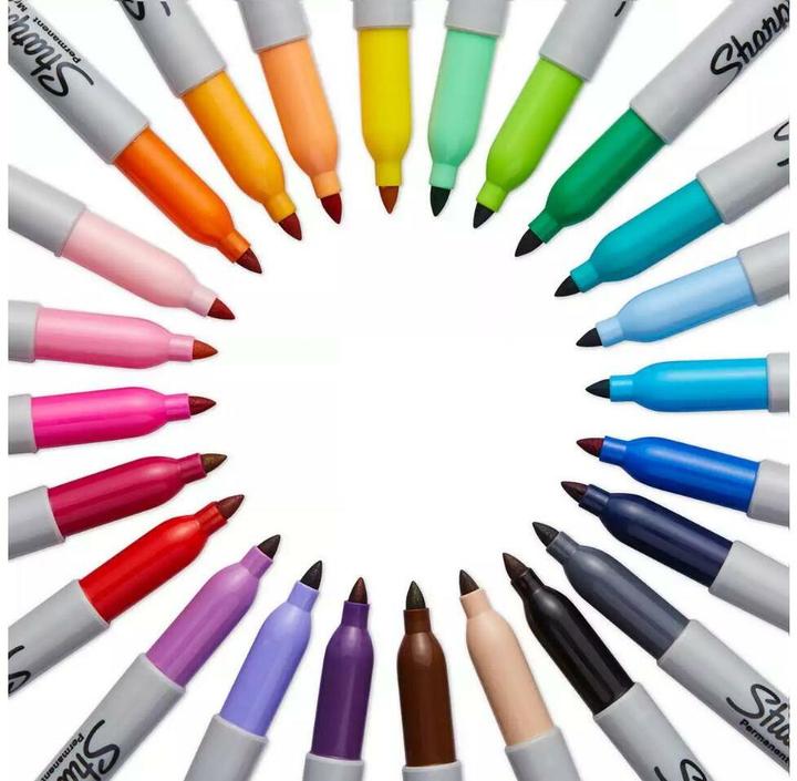 Image du produit Paper Mate Marqueur permanent sharpie, fin, rond, bleu (1x)