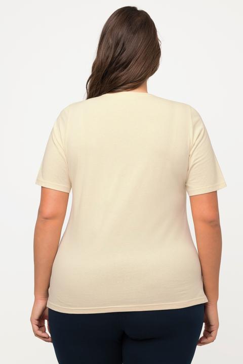 Actual product image Ulla Popken Eco Cotton Silhouette Short Sleeve Graphic Tee (46, 48)