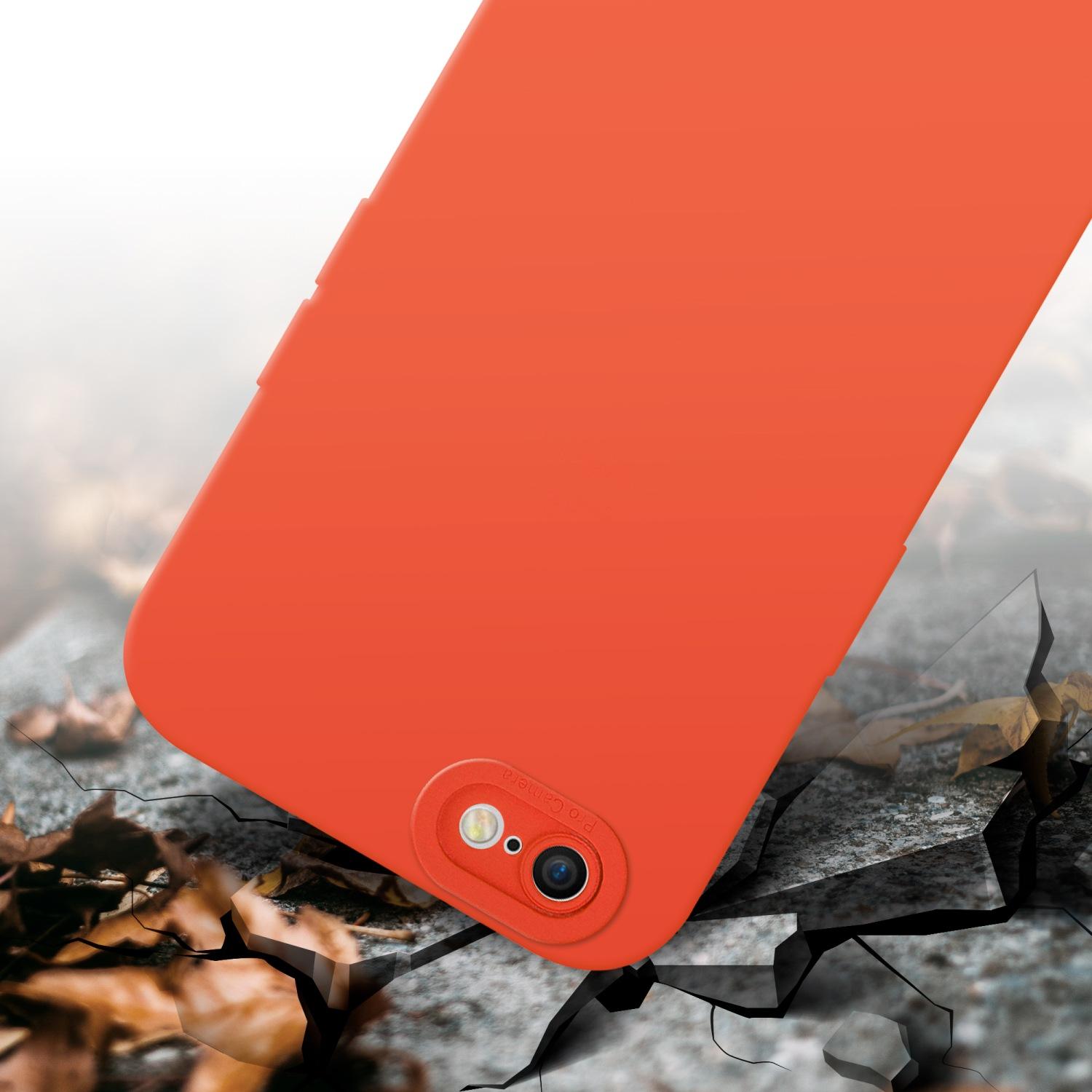 Thumbnail - Cadorabo Hülle für Apple iPhone 6 PLUS / 6S PLUS im TPU Fluid LM162 Style (Apple iPhone 6 Plus), Smartphone Hülle, Orang...