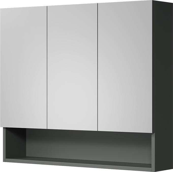 Vicco Spiegelschrank Willow, Artisan/Anthrazit, 80 x 70 cm (80 x 17 x 70 cm)