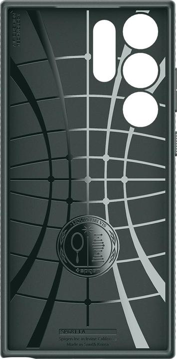 Productafbeelding Spigen Liquid Air hoesje voor S918B Samsung Galaxy S23 Ultra - afgrondgroen (Samsung Galaxy S23 Ultra)