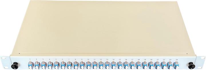 Paschke Boîte d'épissures/panneau de brassage 48,30cm (19") 24x LCd OS2 BLEU 442304-4K-24SA