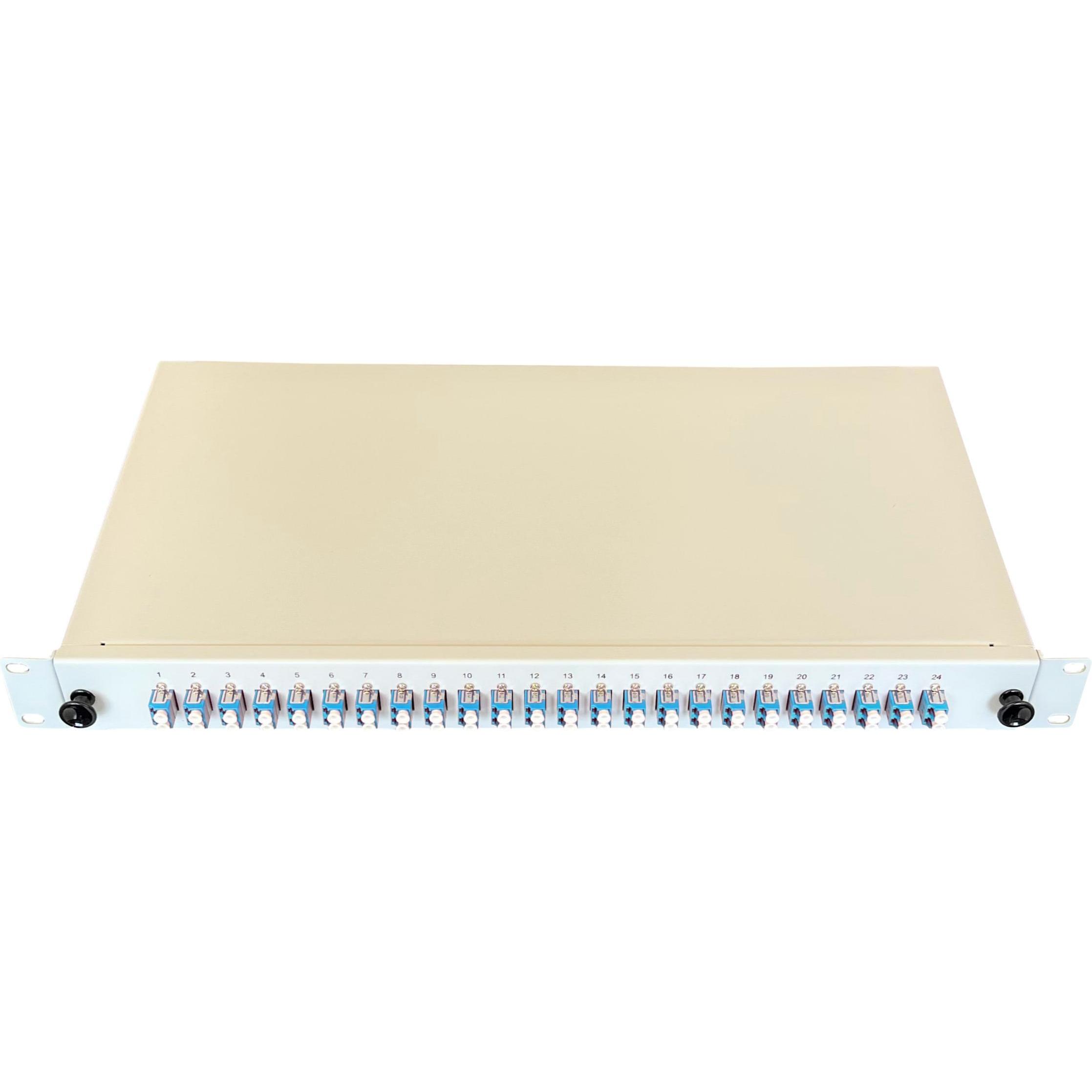 Paschke Spleissbox/Patchpanel 48,30cm (19") 24x LCd OS2 BLAU 442304-4K-24SA, Server Zubehör, Blau