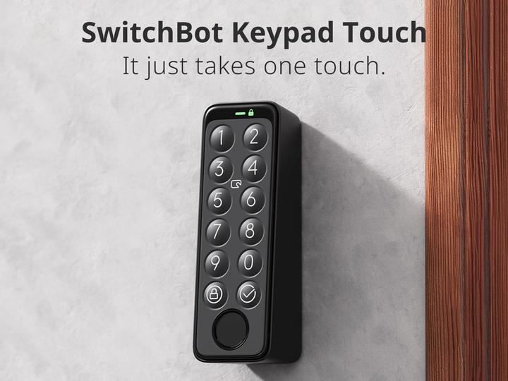 Produktbild SwitchBot Keypad Touch Smartes Codeschloss für Lock Pro (Fingerabdruck)