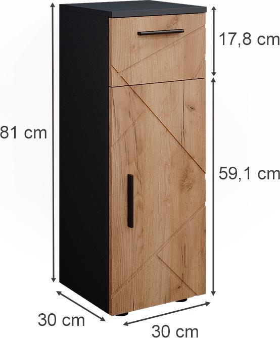 Produktbild Vicco Irma (30 x 30 x 81 cm)